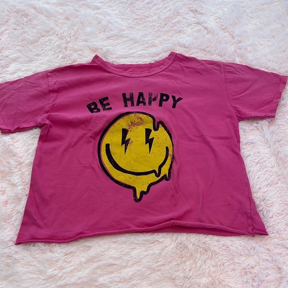 Smiley face tee